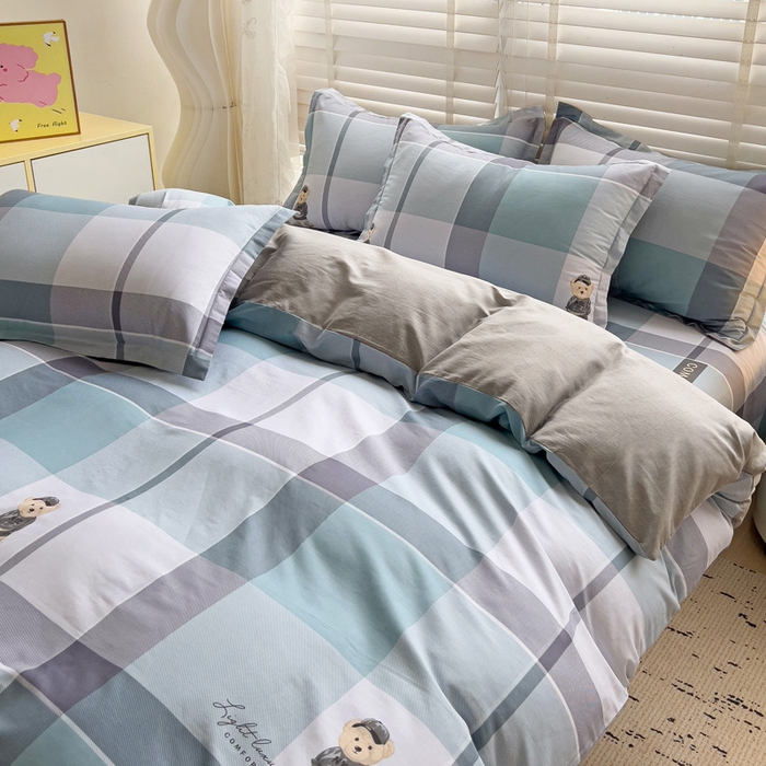 91家纺网 家纺一手货源 找家纺 依庭 2025新款全棉印花花卉款四件套单品系列-四件套 托马斯