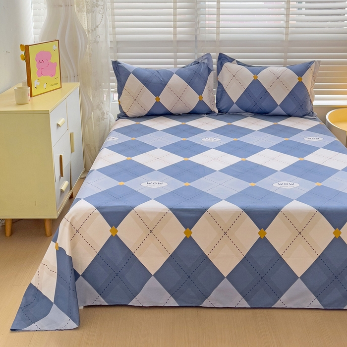 91家纺网 家纺一手货源 找家纺 依庭 2025新款全棉印花花卉款四件套单品系列-四件套 意林