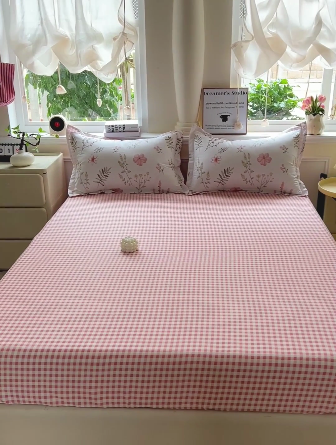 91家纺网 家纺一手货源 找家纺 依庭 2025新款全棉印花花卉款四件套单品系列-单床笠 漫步花香