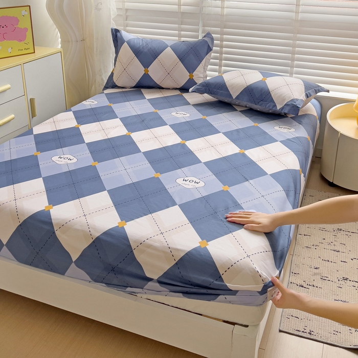 91家纺网 家纺一手货源 找家纺 依庭 2025新款全棉印花花卉款四件套单品系列-单床笠 意林