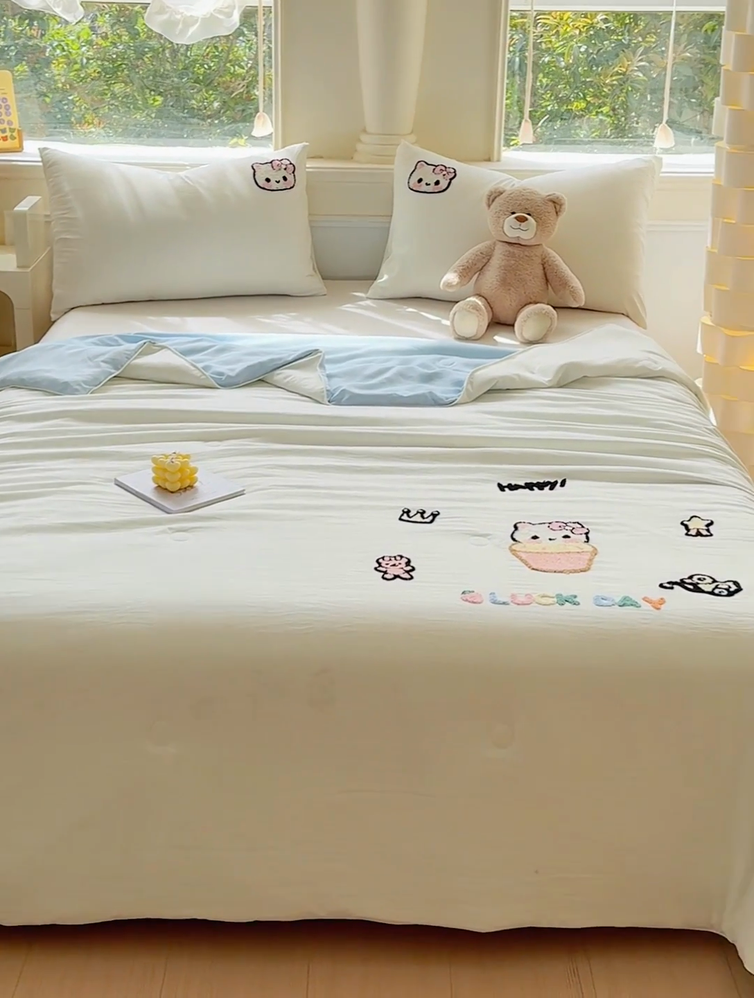 91家纺网 家纺一手货源 找家纺 （总）2025新款水洗棉毛巾绣夏被卡通夏凉被薄被子