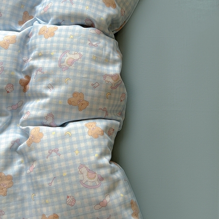 91家纺网 家纺一手货源 找家纺 （总）塞纳 2025新款.全棉有氧双层纱四件套-场景一