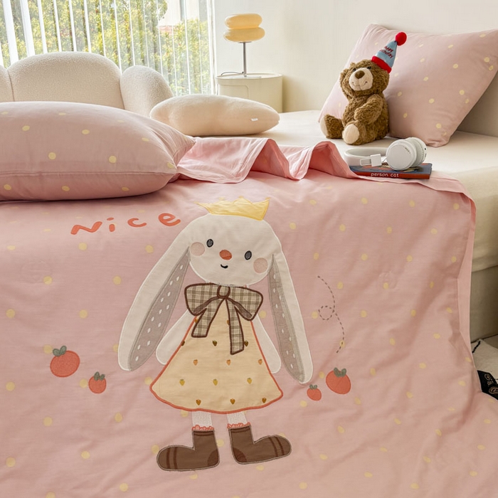 91家纺网 家纺一手货源 找家纺 （总）鸣升家纺  2025新款精梳全棉纯棉绣花夏被夏凉被空调被