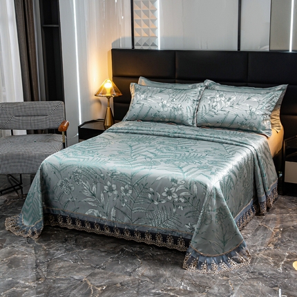 91家纺网 家纺一手货源 找家纺 （总）席皇后  2025新款可机洗抗菌提花冰丝席