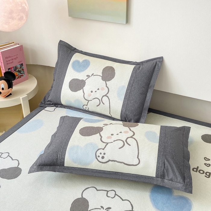 91家纺网 家纺一手货源 找家纺 （总）2025新款A类抗菌数码印花冰藤席