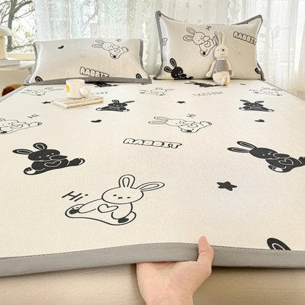 91家纺网 家纺一手货源 找家纺 （总）宅部落 2025新款数码印花冰藤凉席