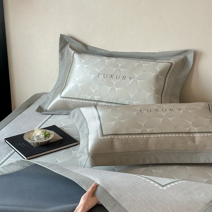 橘滋  2025新款高端轻奢简约数码印花冰丝席-床席 伯爵