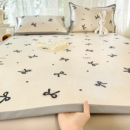 宅部落 2025新款数码印花冰藤凉席 夏夜暗香