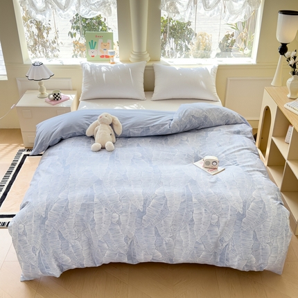 大吉 2025新款全棉单被套 雨落芭蕉