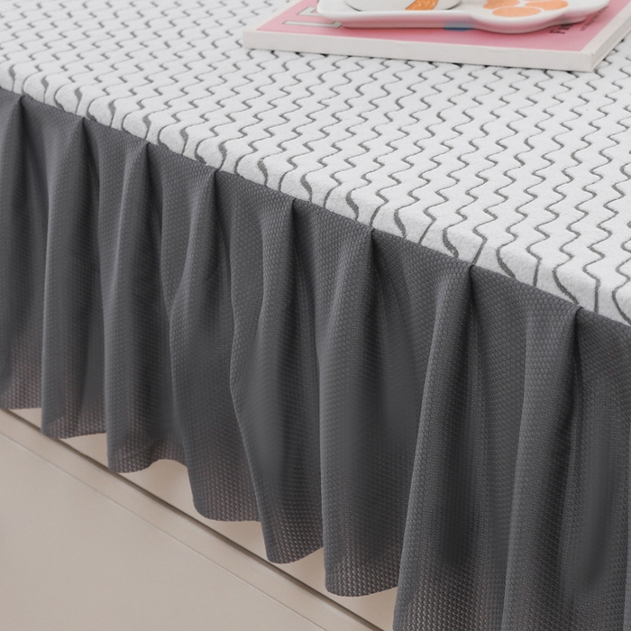 91家纺网 家纺一手货源 找家纺 （总）2025新款防滑防尘斗柜套裙边-水波纹系列