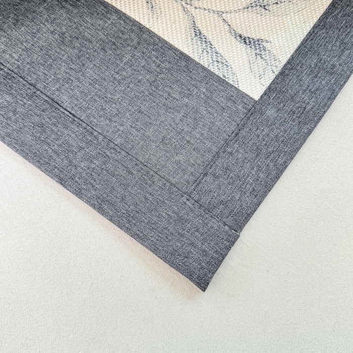 91家纺网 家纺一手货源 找家纺 2025新款A类抗菌数码印花冰藤席 水墨蝶舞