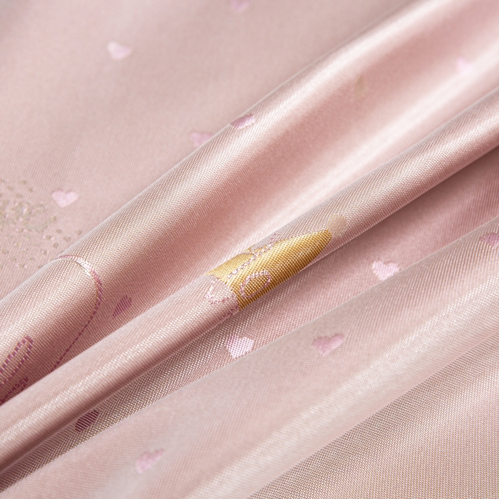 91家纺网 家纺一手货源 找家纺 席皇后  2025新款可机洗抗菌提花冰丝席 爱心