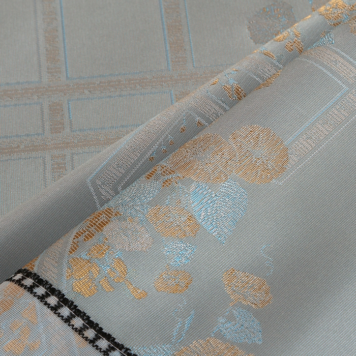 91家纺网 家纺一手货源 找家纺 席皇后  2025新款可机洗抗菌提花冰丝席 几何金