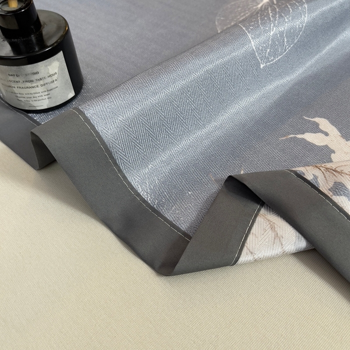 91家纺网 家纺一手货源 找家纺 悦织湾家纺2025新款斜纹提花冰丝席三件套夏季凉感冰丝席子枕套1对夏凉席床单 淡语飘香