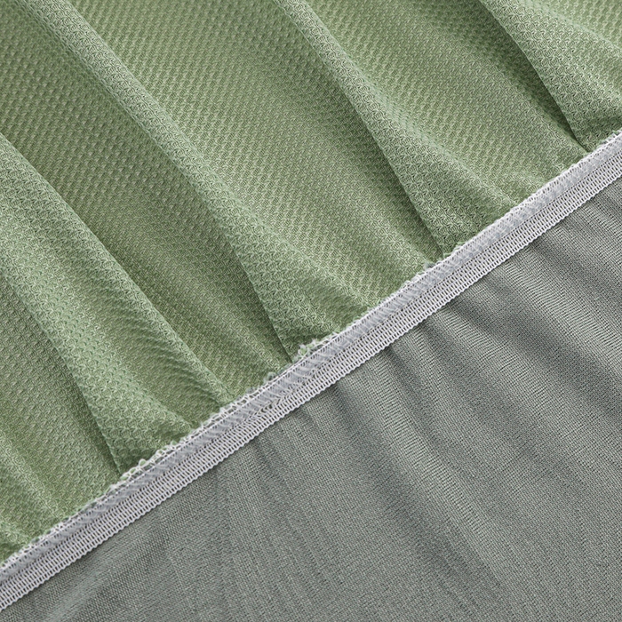 91家纺网 家纺一手货源 找家纺 （总）2025新款防尘防滑斗柜套裙边-小树叶系列