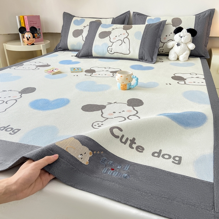 91家纺网 家纺一手货源 找家纺 （总）2025新款A类抗菌数码印花冰藤席