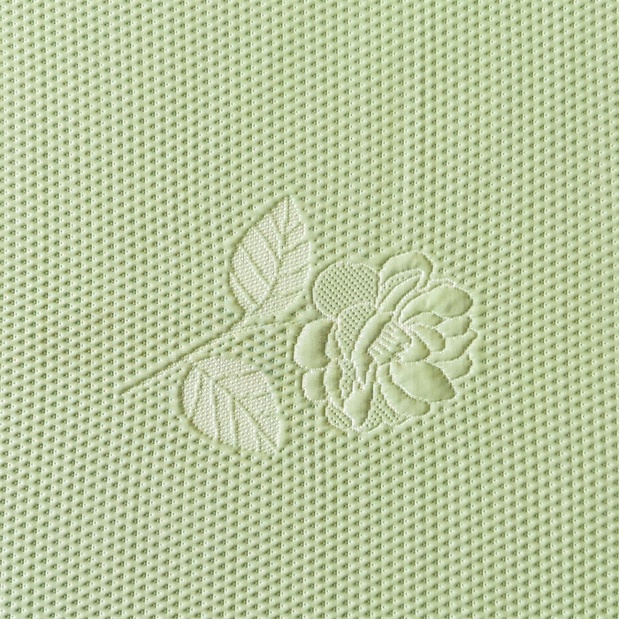 91家纺网 家纺一手货源 找家纺 恒爱   2025新款冰丝牡丹花床笠 抹茶绿