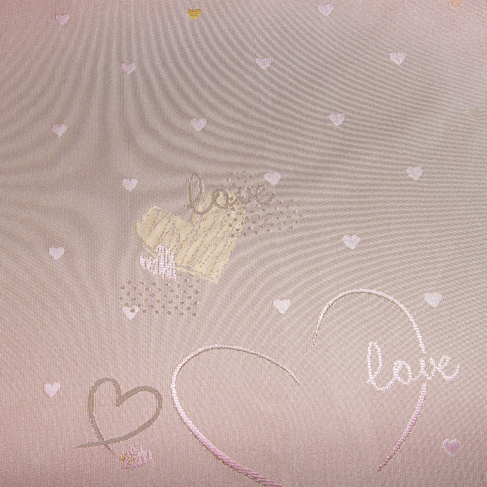 91家纺网 家纺一手货源 找家纺 席皇后  2025新款可机洗抗菌提花冰丝席 爱心