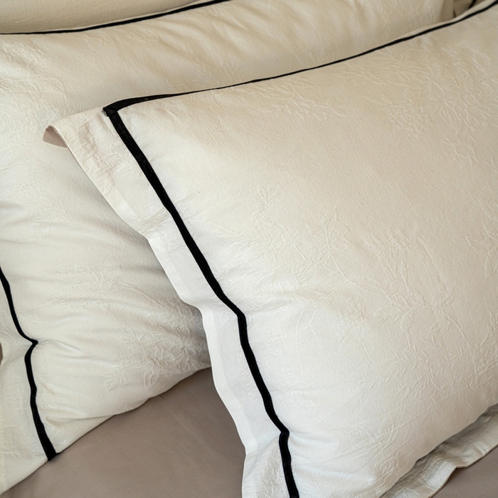 91家纺网 家纺一手货源 找家纺 （总）2025新款云感超柔60支厚织提花浮雕四件套-棉屿时光