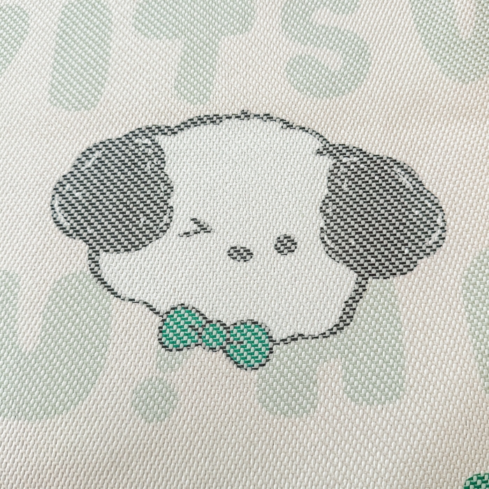 91家纺网 家纺一手货源 找家纺 2025新款A类抗菌数码印花冰藤席 假日小狗