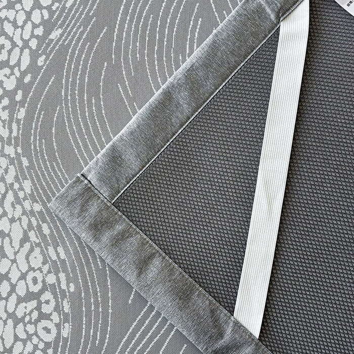 91家纺网 家纺一手货源 找家纺 2025新款A类PE提花凉席-波光粼粼 波光粼粼-爵士灰