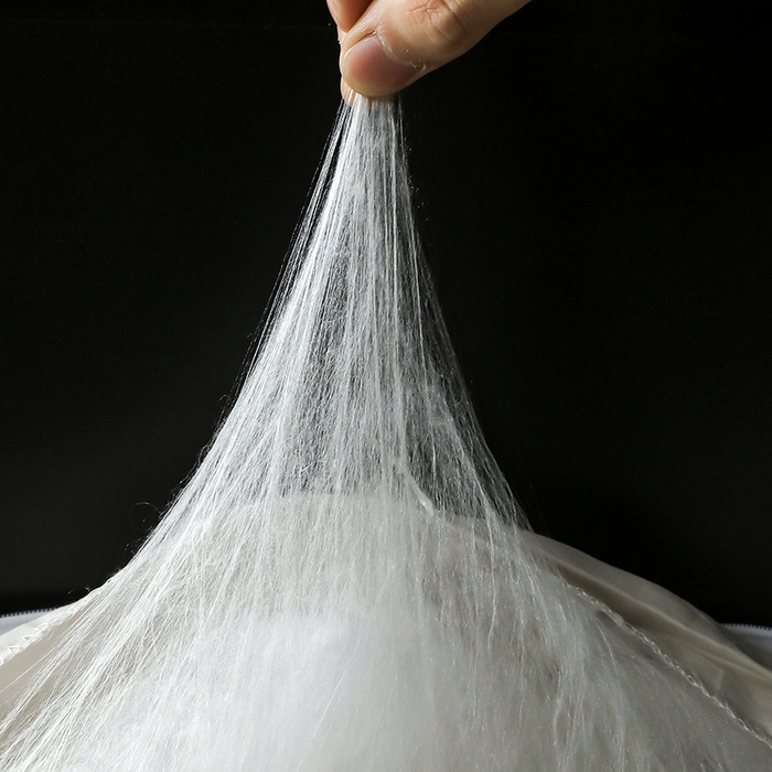 91家纺网 家纺一手货源 找家纺 畅畅家纺 2025新款100%柞蚕丝被野生天然纯蚕丝全棉提花夏被子春秋被冬被子被芯柞蚕丝 双喜-淡雅灰