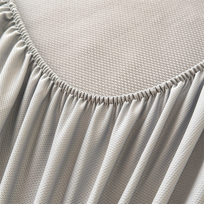 91家纺网 家纺一手货源 找家纺 恒爱   2025新款冰丝牡丹花床笠 浅灰