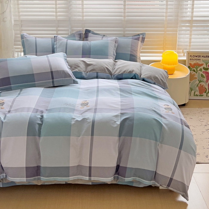 91家纺网 家纺一手货源 找家纺 依庭 2025新款全棉印花花卉款四件套单品系列-四件套 托马斯