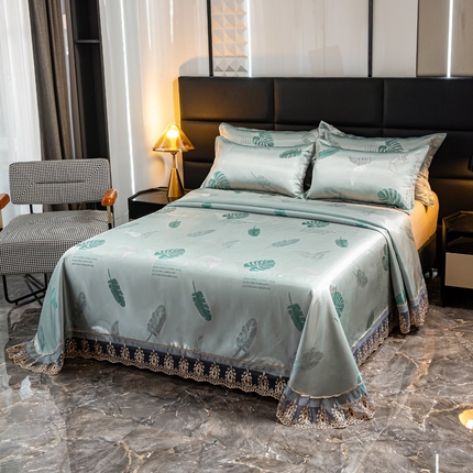 91家纺网 家纺一手货源 找家纺 （总）席皇后  2025新款可机洗抗菌提花冰丝席