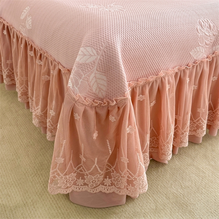 91家纺网 家纺一手货源 找家纺 （总）恒爱   2025新款冰丝牡丹花床盖