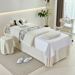 91家纺网 家纺一手货源 找家纺 （总）琪宝阁  2025新款天使之爱床罩四件套多件套,米白,黑色,灰色,卡其,绿色,米白黑被,紫粉