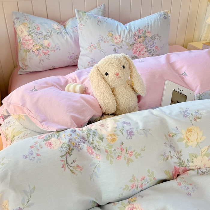 91家纺网 家纺一手货源 找家纺 黑马家居 2025新款全棉喷气13070印花单被套 秘境