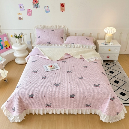 91家纺网 家纺一手货源 找家纺 （总）岚吉家纺 2025新款莫代尔印花床盖