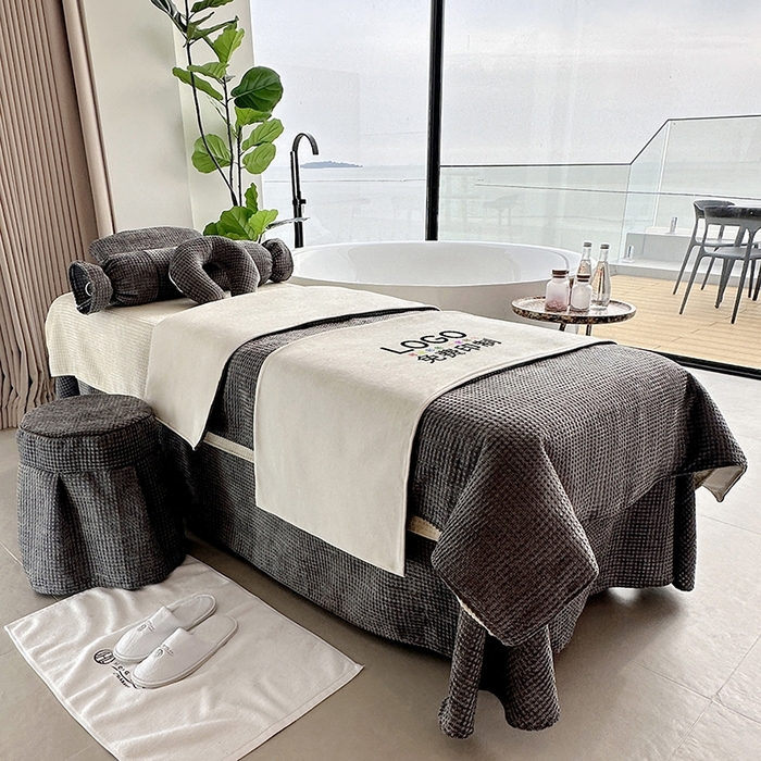 91家纺网 家纺一手货源 找家纺 琪宝阁  2025新款浪漫天空床罩四件套多件套 深灰