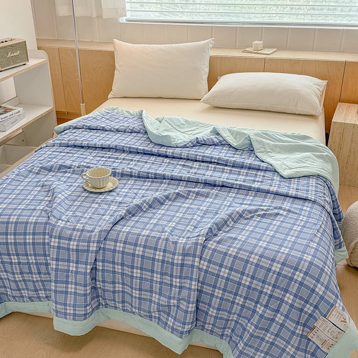 91家纺网 家纺一手货源 找家纺 博弈家纺 2025新款水洗棉棉花夏被 光年