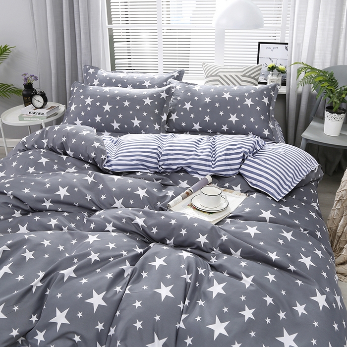 91家纺网 家纺一手货源 找家纺 卡斯诺 2023新款芦荟棉四件套花型2