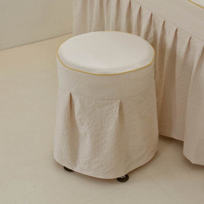 91家纺网 家纺一手货源 找家纺 琪宝阁  2025新款梦想泡泡床罩四件套多件套 米白