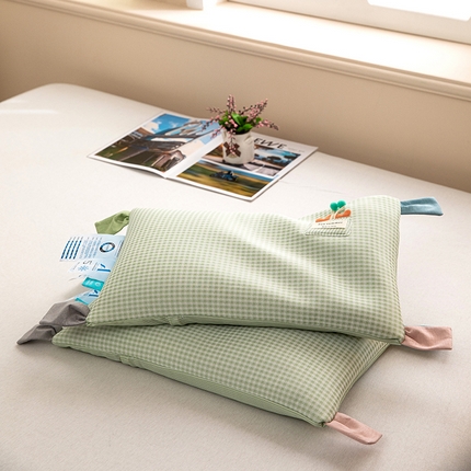 91家纺网 家纺一手货源 找家纺 （总）枕之坊 2025新款双面凉感儿童荞麦枕