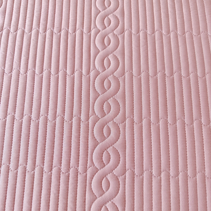 91家纺网 家纺一手货源 找家纺 （总）岚吉 2025新款莫代尔纯色小花边床盖三件套