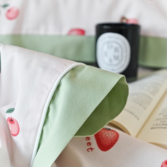 91家纺网 家纺一手货源 找家纺 金喜 2025新款天丝棉大豆印花夏凉被夏被四件套 甜心