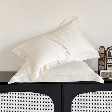 91家纺网 家纺一手货源 找家纺 （总）金喜 2025新款LF级60支莱赛尔天丝枕套宽边枕套