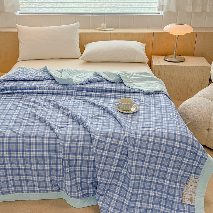 91家纺网 家纺一手货源 找家纺 博弈家纺 2025新款水洗棉棉花夏被 光年