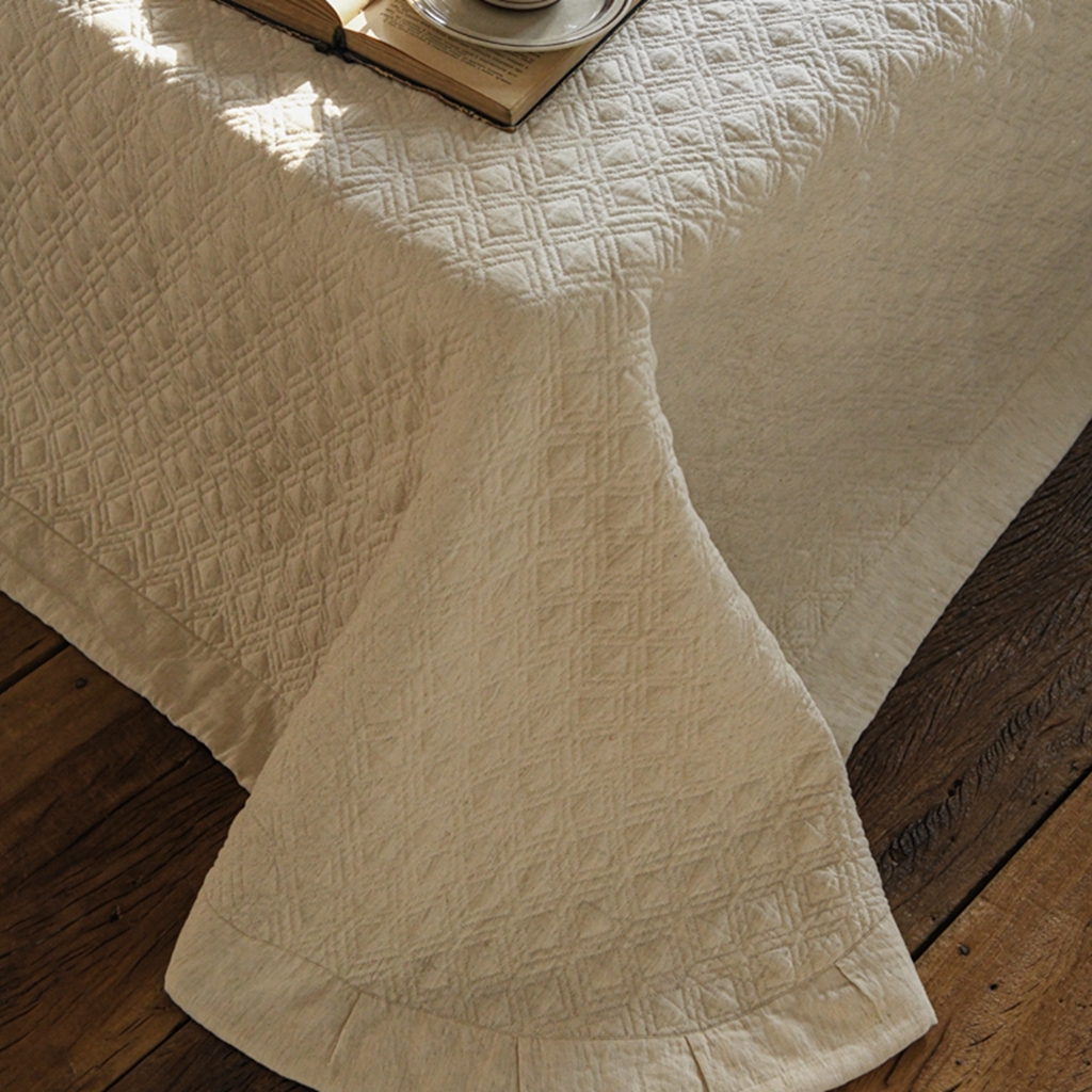 91家纺网 家纺一手货源 找家纺 （总）简家居 2025新款亲肤舒适棉麻床盖三件套