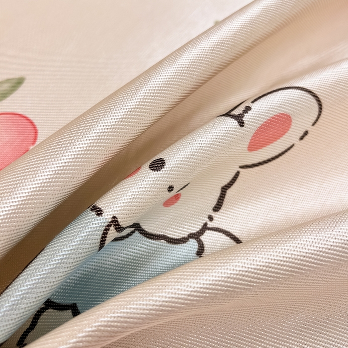 91家纺网 家纺一手货源 找家纺 典曼家纺 2025新款600D数码印花冰丝凉席席子 兔小桃