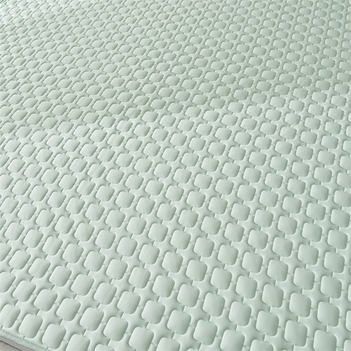 91家纺网 家纺一手货源 找家纺 布卢姆床垫 2025年新款A类12mm加厚乳胶凉席 青竹绿