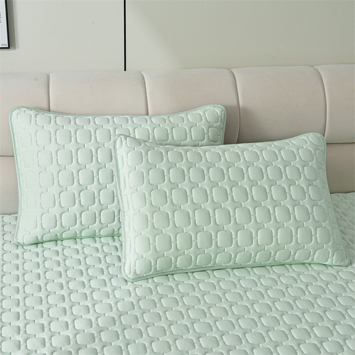 91家纺网 家纺一手货源 找家纺 布卢姆床垫 2025年新款A类12mm加厚乳胶凉席 青竹绿