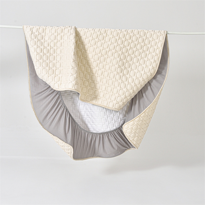 91家纺网 家纺一手货源 找家纺 布卢姆床垫 2025年新款A类12mm加厚乳胶凉席 象牙白