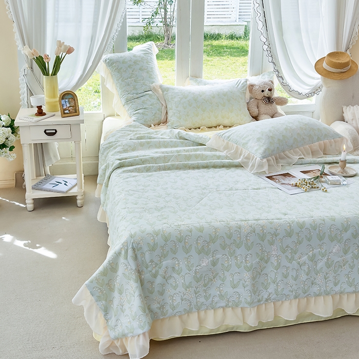 91家纺网 家纺一手货源 找家纺 （总）梦莱斯 2025新款夏被四件套