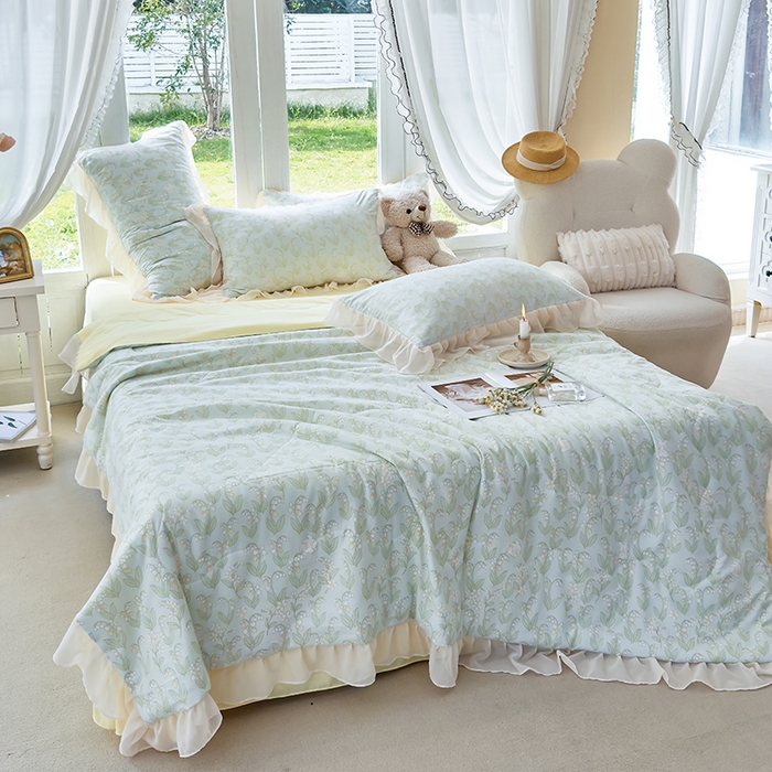 91家纺网 家纺一手货源 找家纺 （总）梦莱斯 2025新款夏被四件套