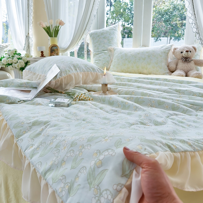 91家纺网 家纺一手货源 找家纺 （总）梦莱斯 2025新款夏被四件套